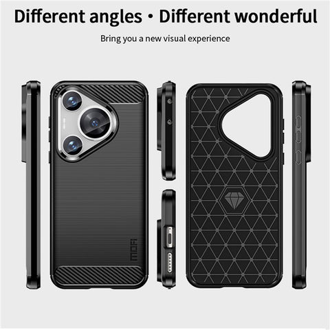 MOFI JK TPU Series-1 For Huawei Pura 70 Pro / Pura 70 Pro+ Case Brushed Soft TPU Drop-proof Phone Cover