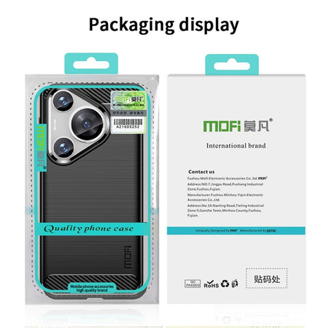 MOFI JK TPU Series-1 For Huawei Pura 70 Pro / Pura 70 Pro+ Case Brushed Soft TPU Drop-proof Phone Cover