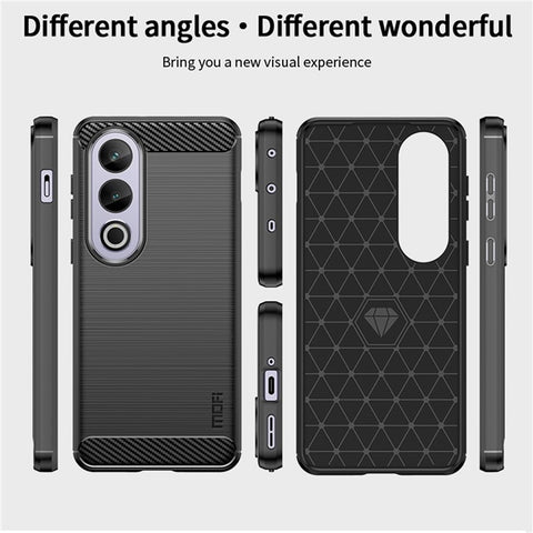 MOFI JK TPU Series-1 Phone Case for OnePlus Ace 3V 5G Carbon Fiber Texture TPU Cover