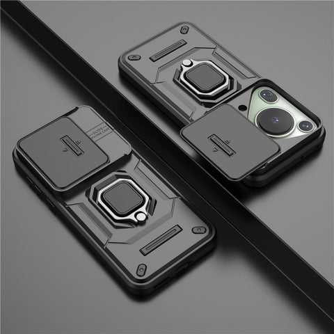 For Huawei Pura 70 Ultra Case Kickstand Shockproof Rugged PC+TPU Phone Cover Camera Protection