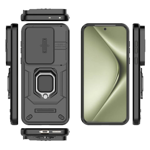 For Huawei Pura 70 Ultra Case Kickstand Shockproof Rugged PC+TPU Phone Cover Camera Protection
