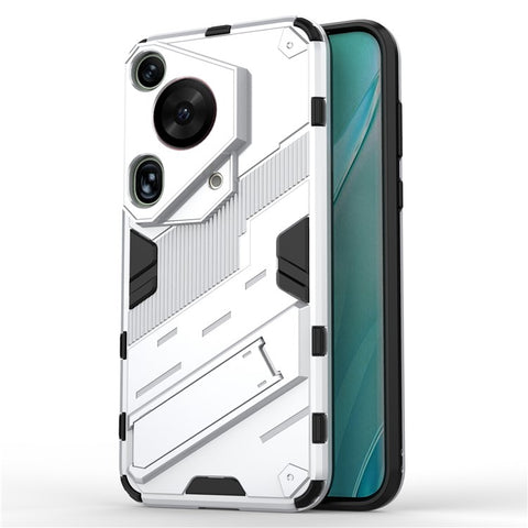 For Huawei Pura 70 Ultra Case PC+TPU Drop-proof Phone Cover with Folding Kickstand