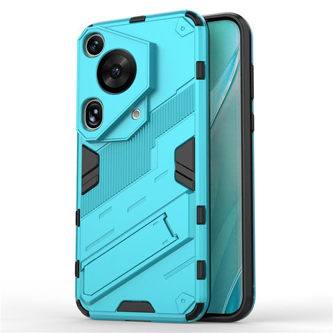 For Huawei Pura 70 Ultra Case PC+TPU Drop-proof Phone Cover with Folding Kickstand