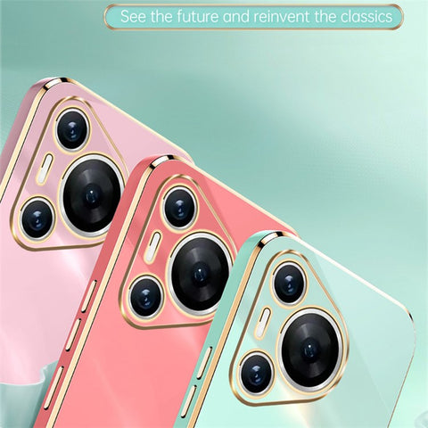 XINLI For Huawei Pura 70 Pro Case Electroplating Kickstand TPU Phone Cover