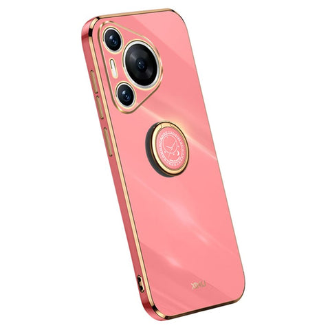 XINLI For Huawei Pura 70 Pro Case Electroplating Kickstand TPU Phone Cover