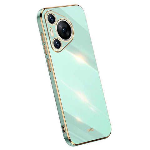 XINLI For Huawei Pura 70 Pro / Pura 70 Pro+ Case Electroplating Frame Soft TPU Phone Cover