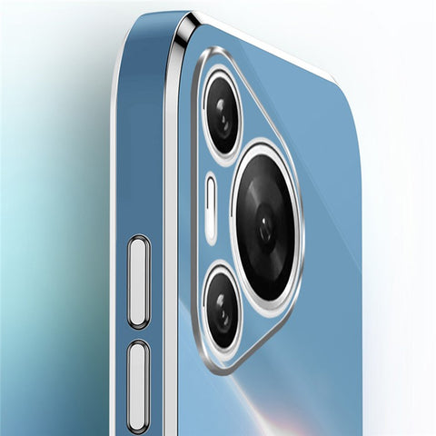 XINLI For Huawei Pura 70 Pro / Pura 70 Pro+ Case Electroplating Frame Soft TPU Phone Cover