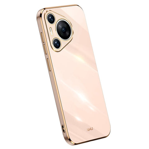 XINLI For Huawei Pura 70 Pro / Pura 70 Pro+ Case Electroplating Frame Soft TPU Phone Cover