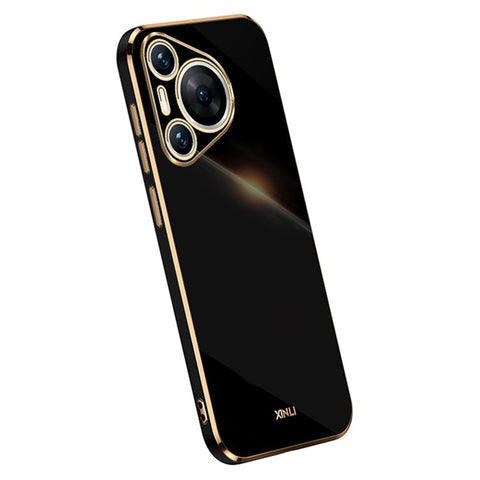 XINLI For Huawei Pura 70 Case Flexible TPU Electroplated Back Phone Cover