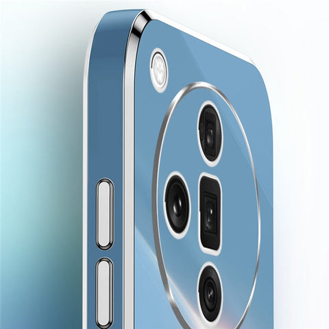 XINLI For Oppo Find X7 5G Phone Case Electroplating TPU Cover with Ring Kickstand