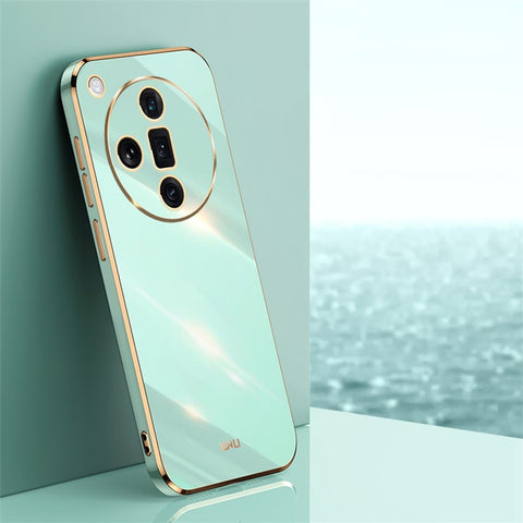 XINLI For Oppo Find X7 5G Case Electroplating Soft TPU Back Phone Cover