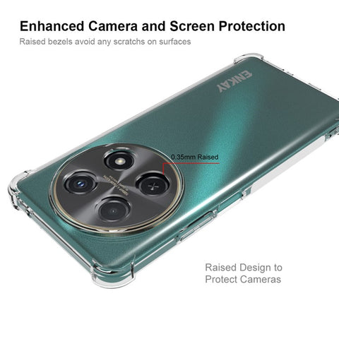 ENKAY HAT PRINCE For Huawei nova 12i 4G Case TPU Reinforced Corners HD Clear Phone Shell