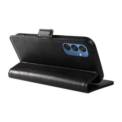 YIKATU YK-007 For Samsung Galaxy M15 5G Wallet Case Magnetic Clasp Leather Phone Cover
