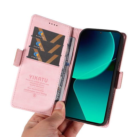 YIKATU YK-007 For Xiaomi 13T / 13T Pro / Redmi K60 Ultra Case PU Leather Wallet Flip Phone Cover