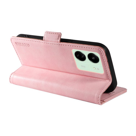 YIKATU YK-007 For Xiaomi Redmi 13C 4G / 13C 5G / 13R 5G / Poco M6 5G / Poco C65 4G Case Scratch-Proof Leather+TPU Magnetic Phone Cover