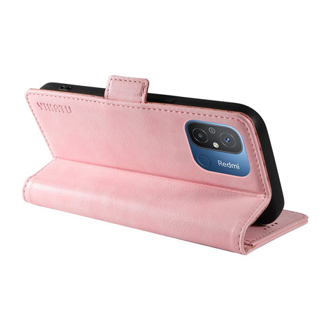 YIKATU YK-007 For Xiaomi Redmi 12C 4G / 11A 4G Case Litchi Texture Stand Smart Phone Cover