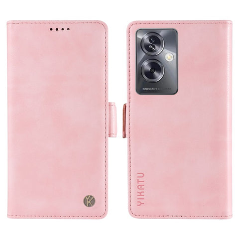 YIKATU YK-007 For Oppo A79 5G / A2 5G Leather Phone Case Litchi Texture Phone Shell