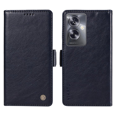 YIKATU YK-007 For Oppo A79 5G / A2 5G Leather Phone Case Litchi Texture Phone Shell