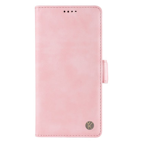 YIKATU YK-007 For Oppo A78 4G Case Litchi Texture Leather Scratch-Proof Phone Shell