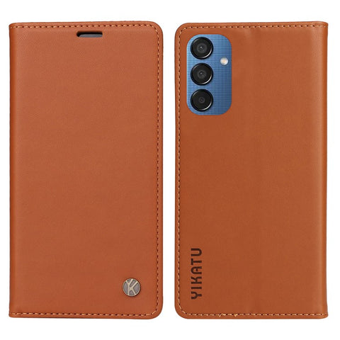 YIKATU YK-001 For Samsung Galaxy M15 5G Phone Cover Magnetic Closure Leather Shock Absorbing Case