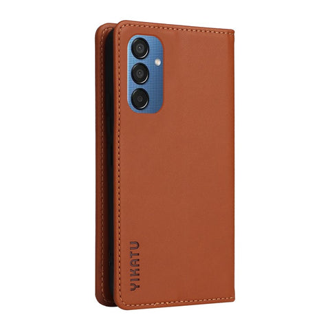 YIKATU YK-001 For Samsung Galaxy M15 5G Phone Cover Magnetic Closure Leather Shock Absorbing Case