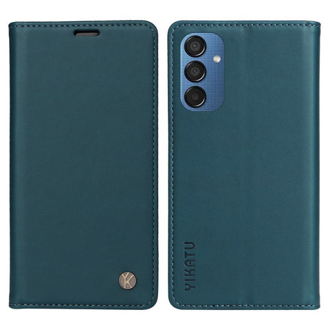 YIKATU YK-001 For Samsung Galaxy M15 5G Phone Cover Magnetic Closure Leather Shock Absorbing Case