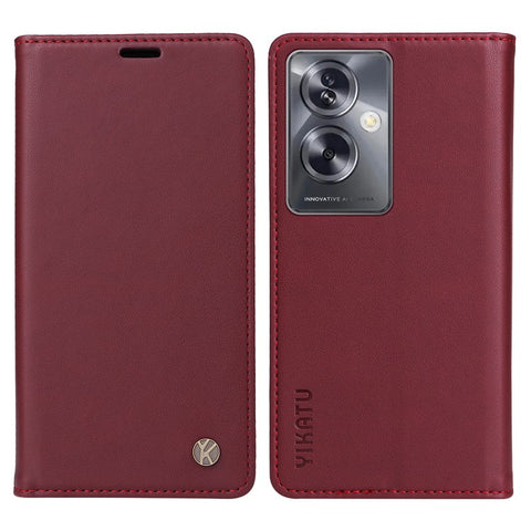 YIKATU YK-001 For Oppo A79 5G / A2 5G Case Magnetic Adsorption Leather Phone Cover