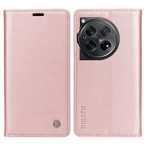 YIKATU YK-001 For OnePlus 12 5G Wallet Case PU Leather Phone Cover Magnetic Closing