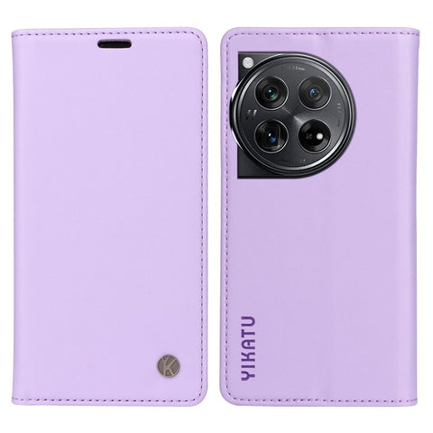 YIKATU YK-001 For OnePlus 12 5G Wallet Case PU Leather Phone Cover Magnetic Closing