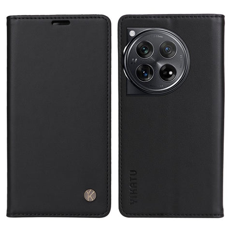 YIKATU YK-001 For OnePlus 12 5G Wallet Case PU Leather Phone Cover Magnetic Closing