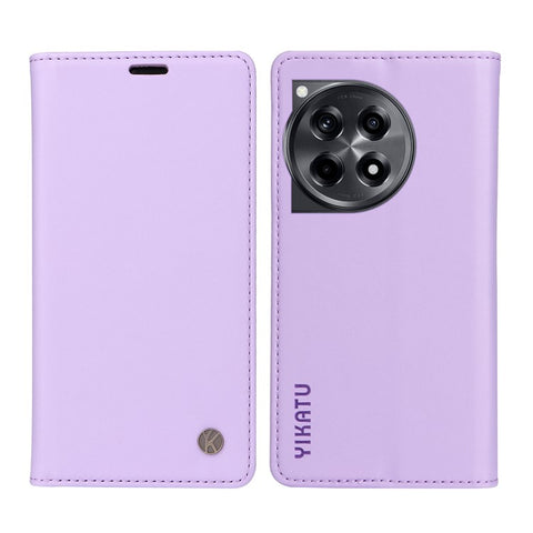 YIKATU YK-001 For OnePlus 12R 5G / Ace 3 5G Case Magnetic Closing Leather Cell Phone Cover