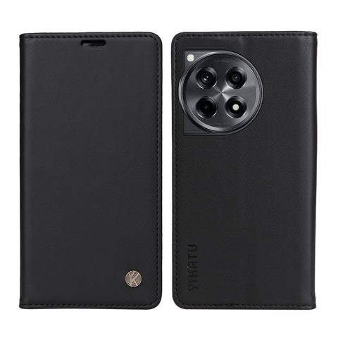 YIKATU YK-001 For OnePlus 12R 5G / Ace 3 5G Case Magnetic Closing Leather Cell Phone Cover