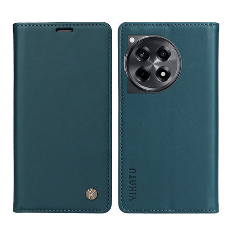 YIKATU YK-001 For OnePlus 12R 5G / Ace 3 5G Case Magnetic Closing Leather Cell Phone Cover