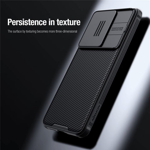 NILLKIN Camshield Pro Series for Xiaomi Redmi Turbo 3 5G / Poco F6 5G Case PC+TPU Slide Camera Lid Phone Cover