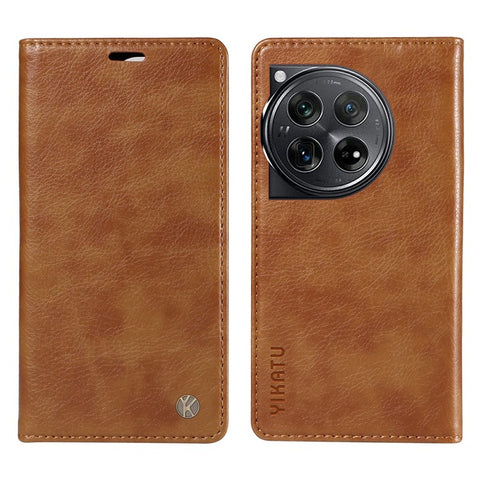 YIKATU YK-006 For OnePlus 12 5G Wallet Case Magnetic Closing Leather Phone Cover