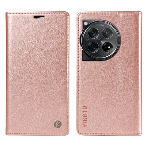 YIKATU YK-006 For OnePlus 12 5G Wallet Case Magnetic Closing Leather Phone Cover