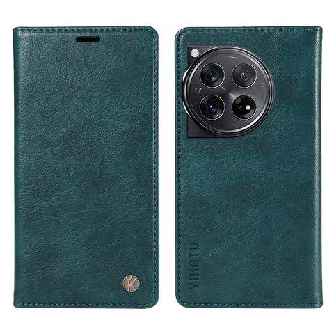 YIKATU YK-006 For OnePlus 12 5G Wallet Case Magnetic Closing Leather Phone Cover