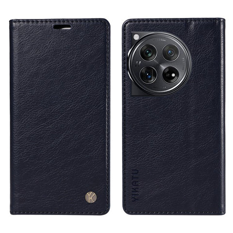 YIKATU YK-006 For OnePlus 12 5G Wallet Case Magnetic Closing Leather Phone Cover