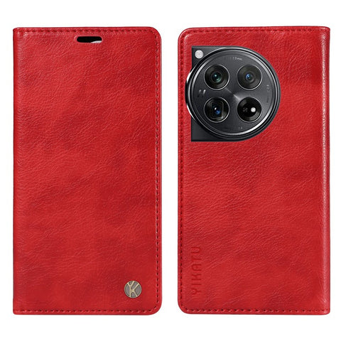 YIKATU YK-006 For OnePlus 12 5G Wallet Case Magnetic Closing Leather Phone Cover
