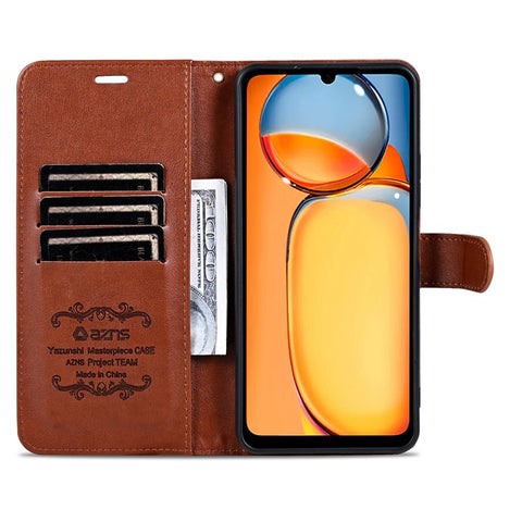 AZNS For Huawei Enjoy 70z Leather Case Wallet Card Slots Protective Phone Cover