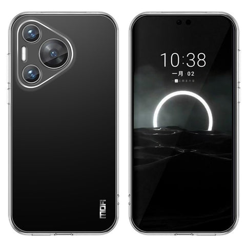 MOFI For Huawei Pura 70 Pro / 70 Pro+ Case Precise Cutout Anti-scratch Clear TPU Phone Cover