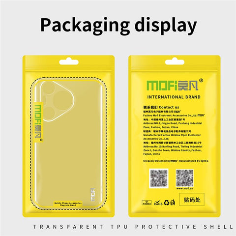MOFI For Huawei Pura 70 Case Anti-scratch High Transparency Soft TPU Phone Cover