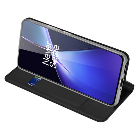 DUX DUCIS Skin Pro Series For OnePlus Nord CE4 5G / Oppo K12 Flip Phone Case with Stand and Card Slot