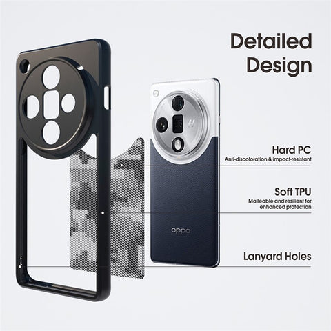 IBMRS For Oppo Find X7 5G Case TPU+PC Anti-scratch Phone Cover