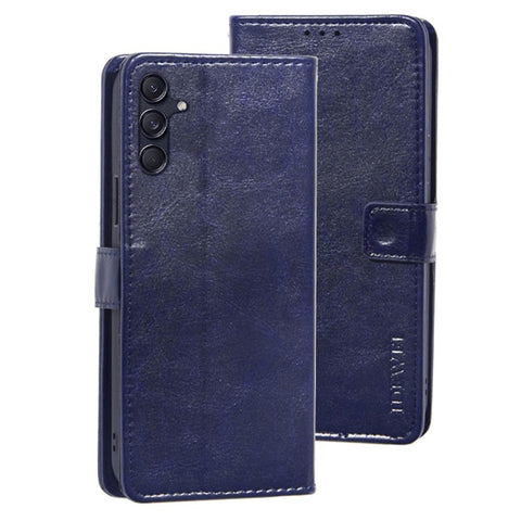 IDEWEI For Samsung Galaxy M55 5G / C55 5G / F55 5G Case Crazy Horse Texture PU Leather Phone Cover Card Holder Stand