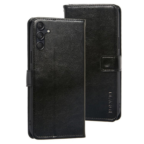 IDEWEI For Samsung Galaxy M55 5G / C55 5G / F55 5G Case Crazy Horse Texture PU Leather Phone Cover Card Holder Stand