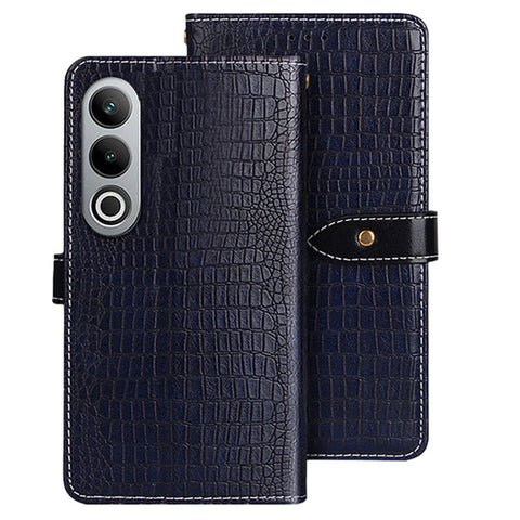 IDEWEI For OnePlus Nord CE4 5G Hands-free Stand Case Crocodile Texture PU Leather Phone Cover