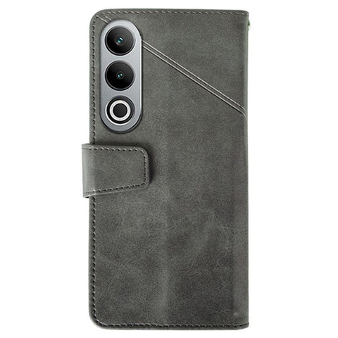 IDEWEI For OnePlus Nord CE4 5G Calf Texture Case PU Leather Phone Cover with Viewing Stand