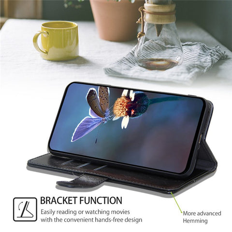 Wallet Case for Samsung Galaxy M15 5G Phone Cover Imprint Geometric Splicing Stand Shell