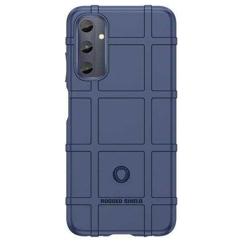 For Samsung Galaxy M14 4G Case Square Grid Texture Non-Slip TPU Phone Cover